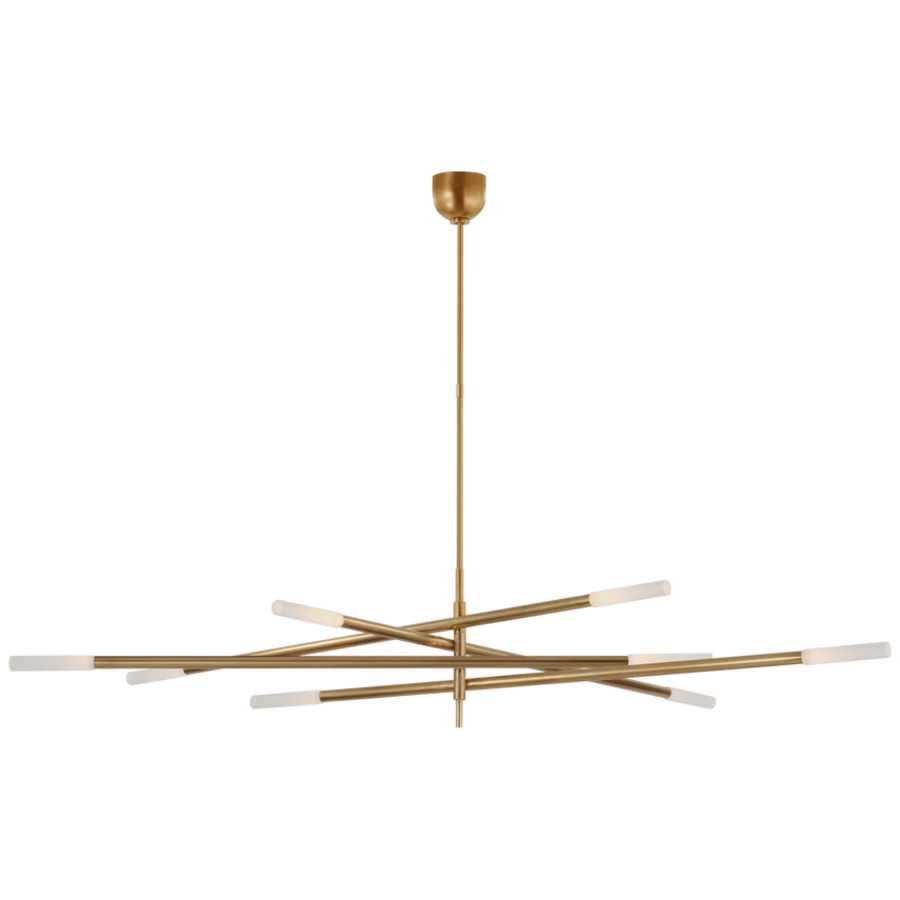 Visual Comfort Rousseau Oversized Eight Light Articulating Chandelier