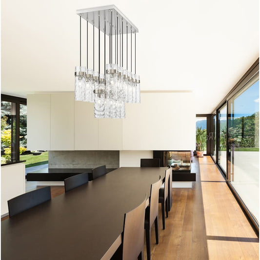 Z-Lite Fontaine 17 Light 44" Wide Linear Chandelier