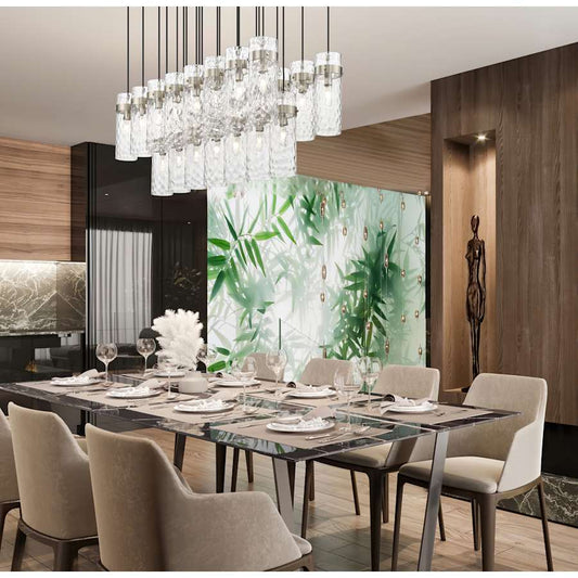 Z-Lite Fontaine 23 Light 55" Wide Linear Chandelier