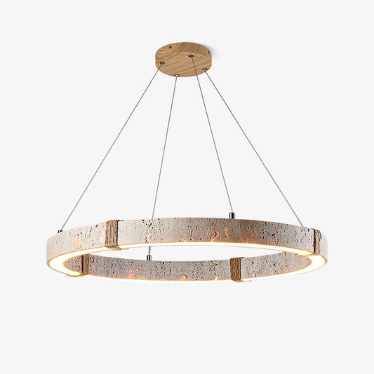 Circle Travertine Pendant Lamp 1001 pendant Lamp