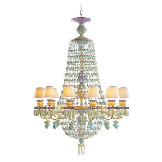 Lladro Winter Palace Cæ¶”å±e D'Azur 12 Lights Chandelier (US)