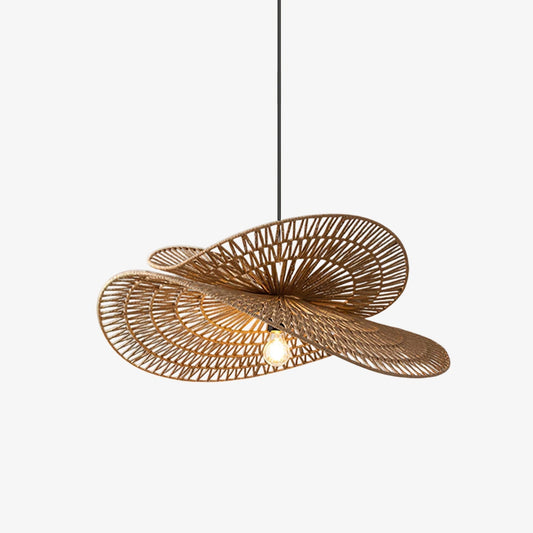 Woven Breeze Pendant Light ∅ 19.7″ x H 7.9″ / Natural hemp color 1001 pendant Lamp