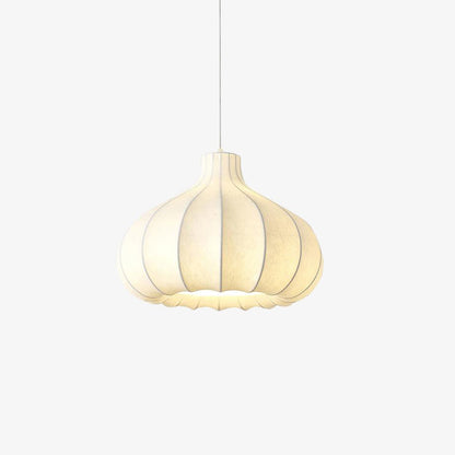 Mosh Silk Pendant Lamp ∅ 15.7″ x H 12.5″ / Dia 40cm x H 32cm / White Pendant light