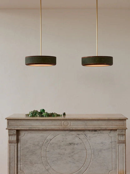 Crafted Leather Ceiling Light