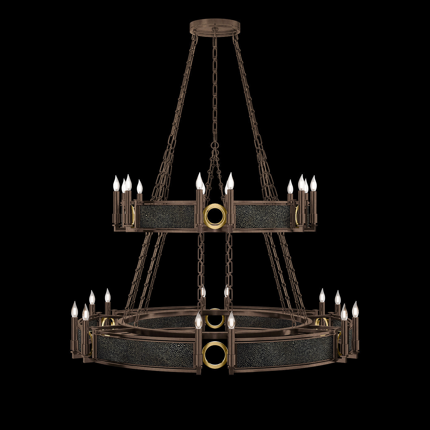Fine Art Mirage 50"W Round Chandelier