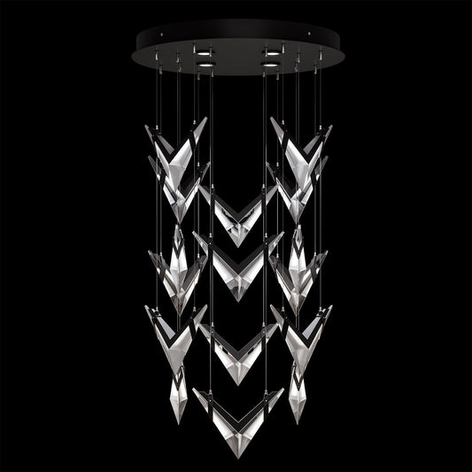 Fine Art Blade 32"W Round Pendant