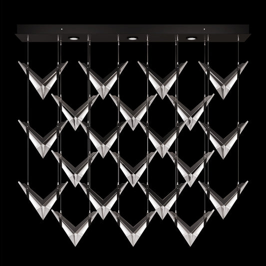 Fine Art Blade 62"W Rectangular Pendant
