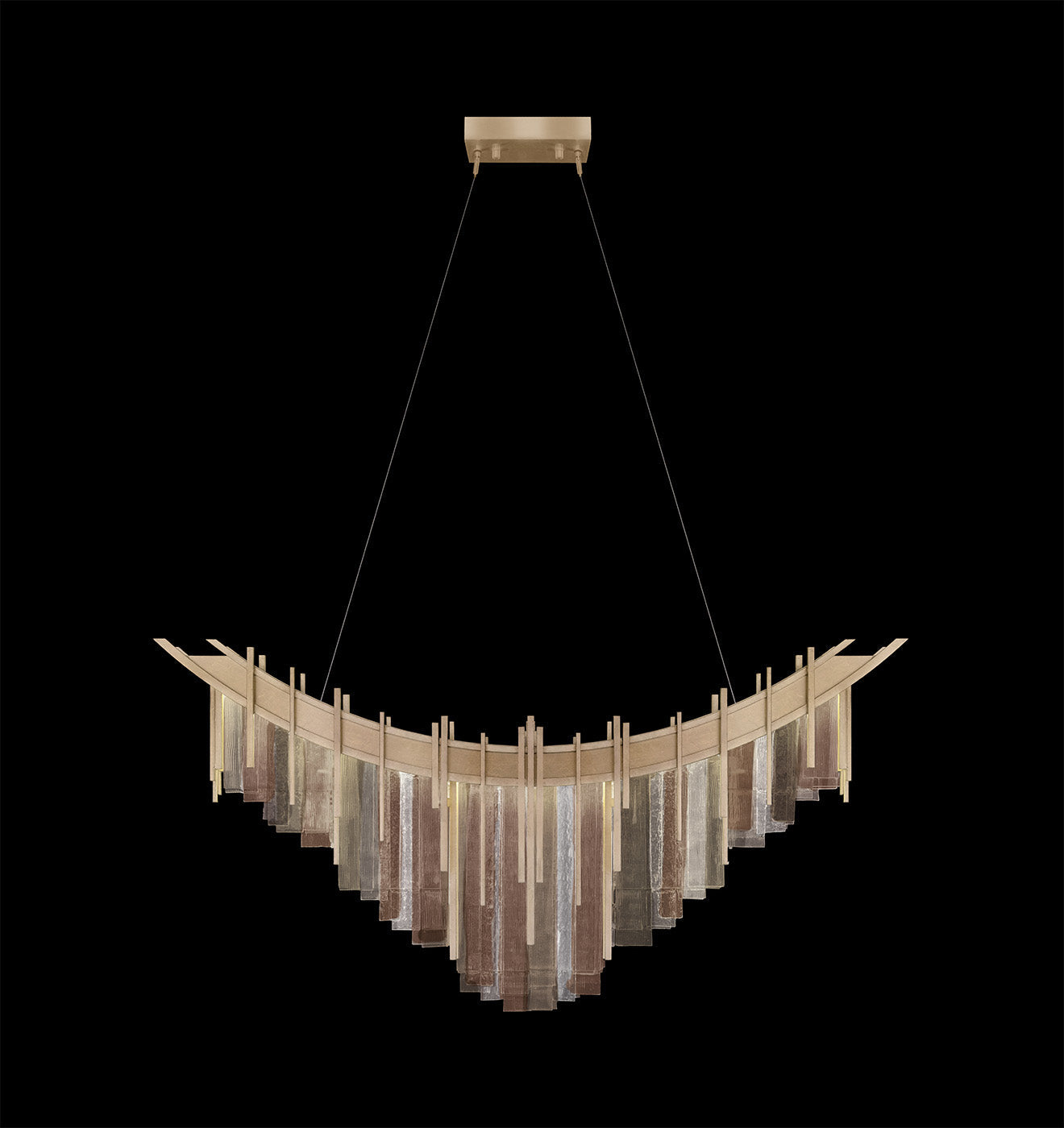 Fine Art Arpeggio 44.75"W Linear Pendant