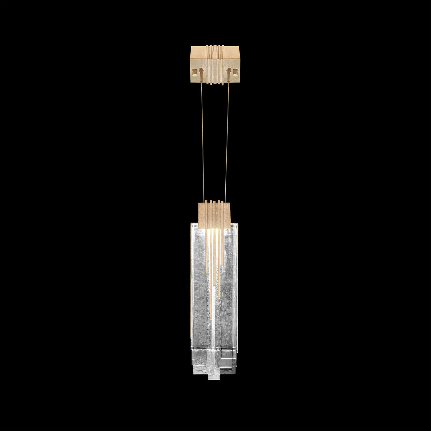 Fine Art Arpeggio 4.5"W Square Pendant
