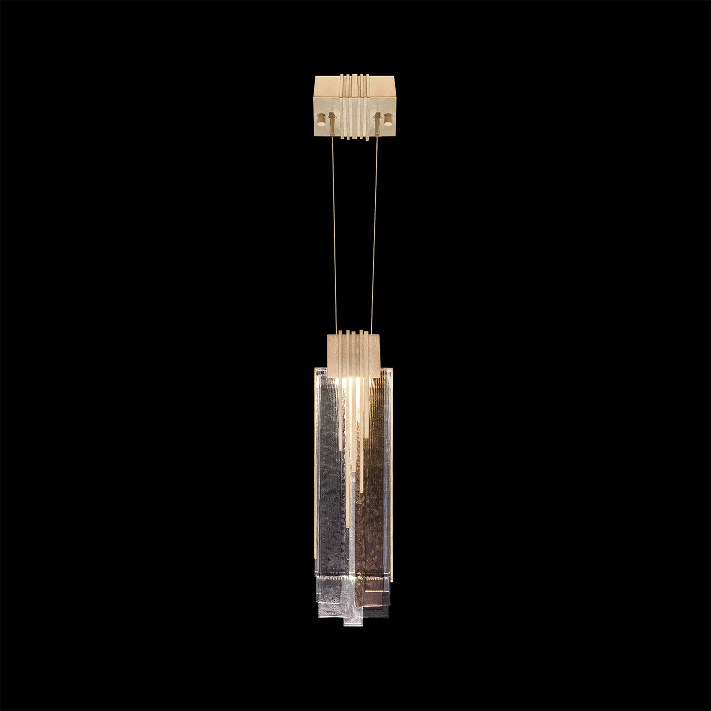 Fine Art Arpeggio 4.5"W Square Pendant