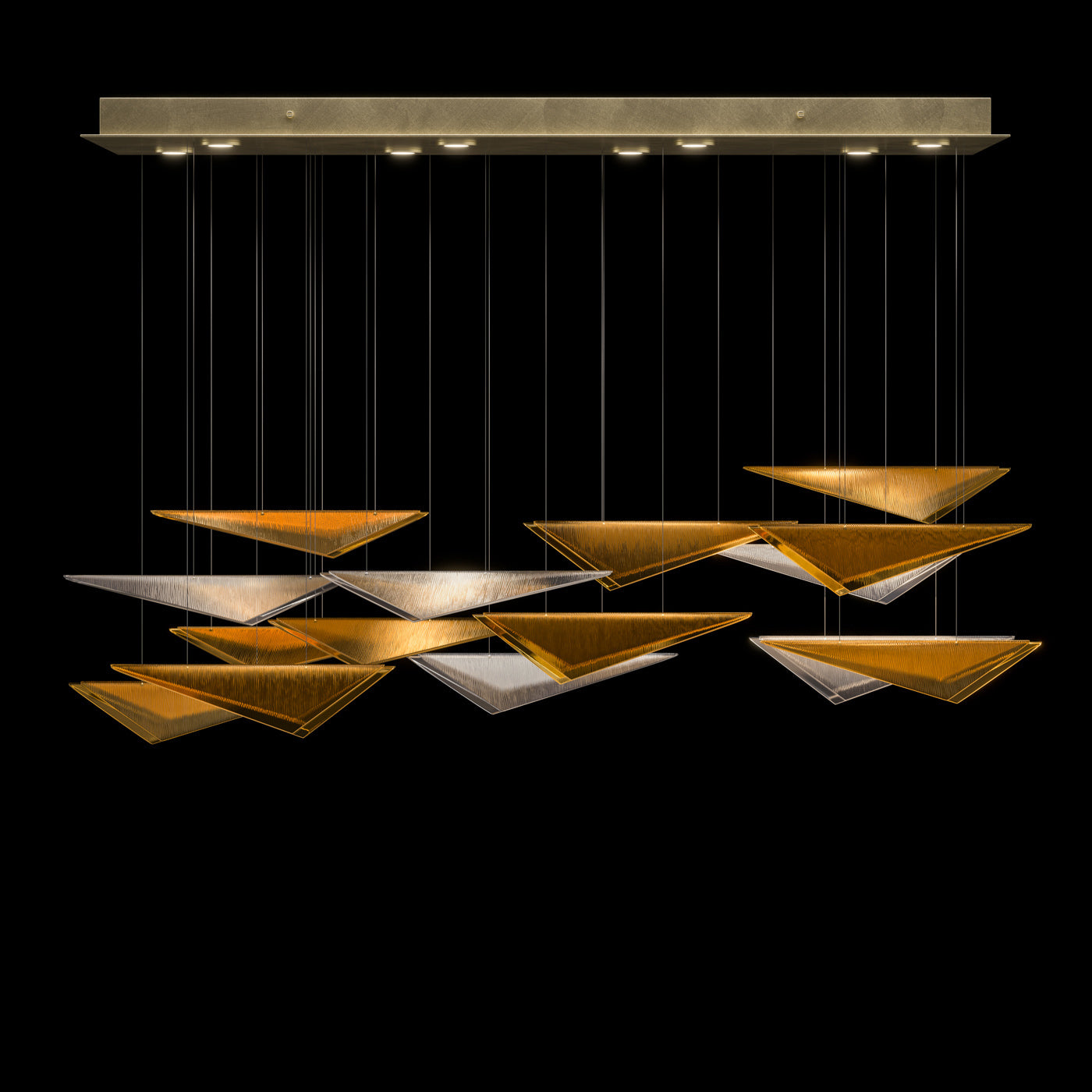 Fine Art Volo 4000 Lumens 58"W Rectangular Pendant