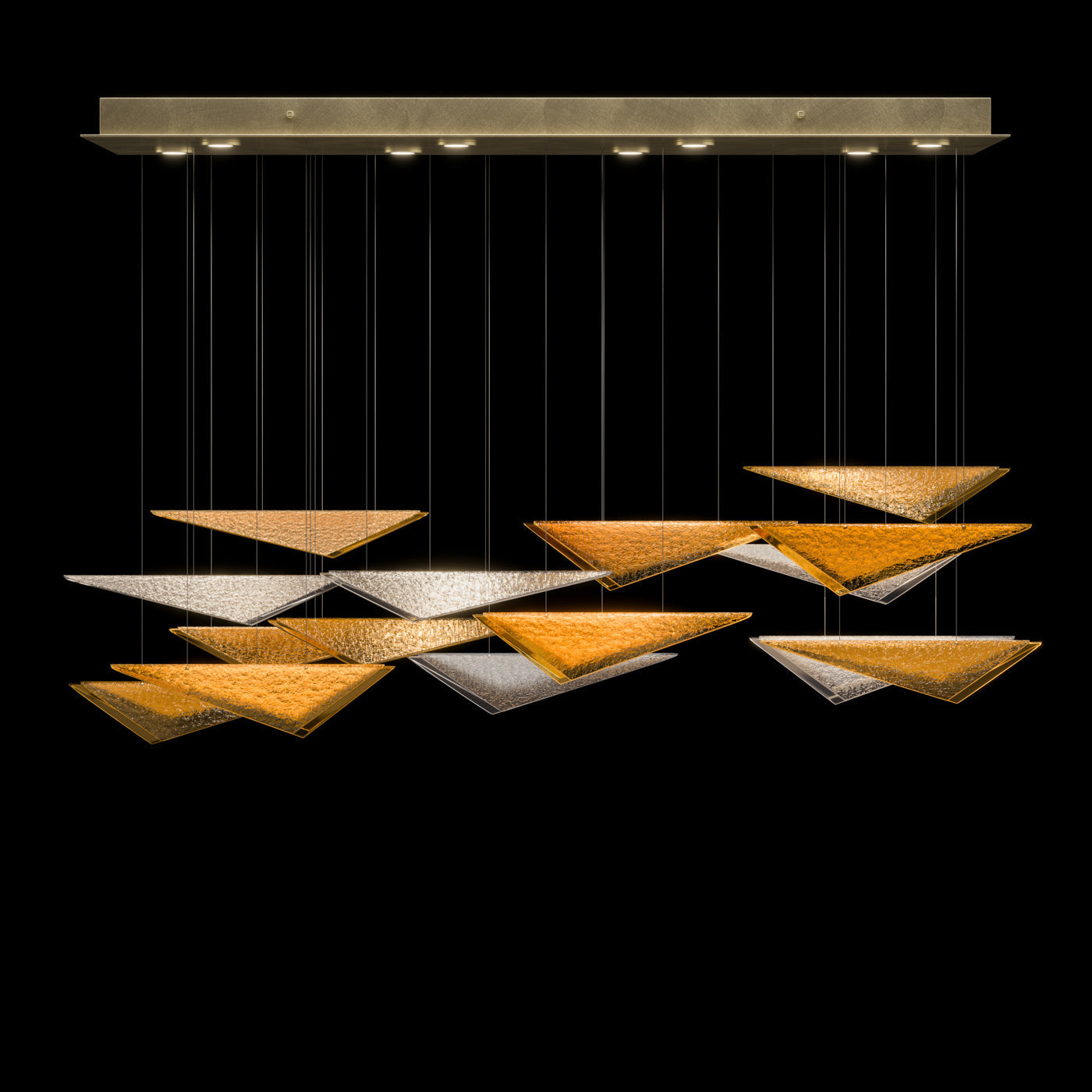 Fine Art Volo 4000 Lumens 58"W Rectangular Pendant