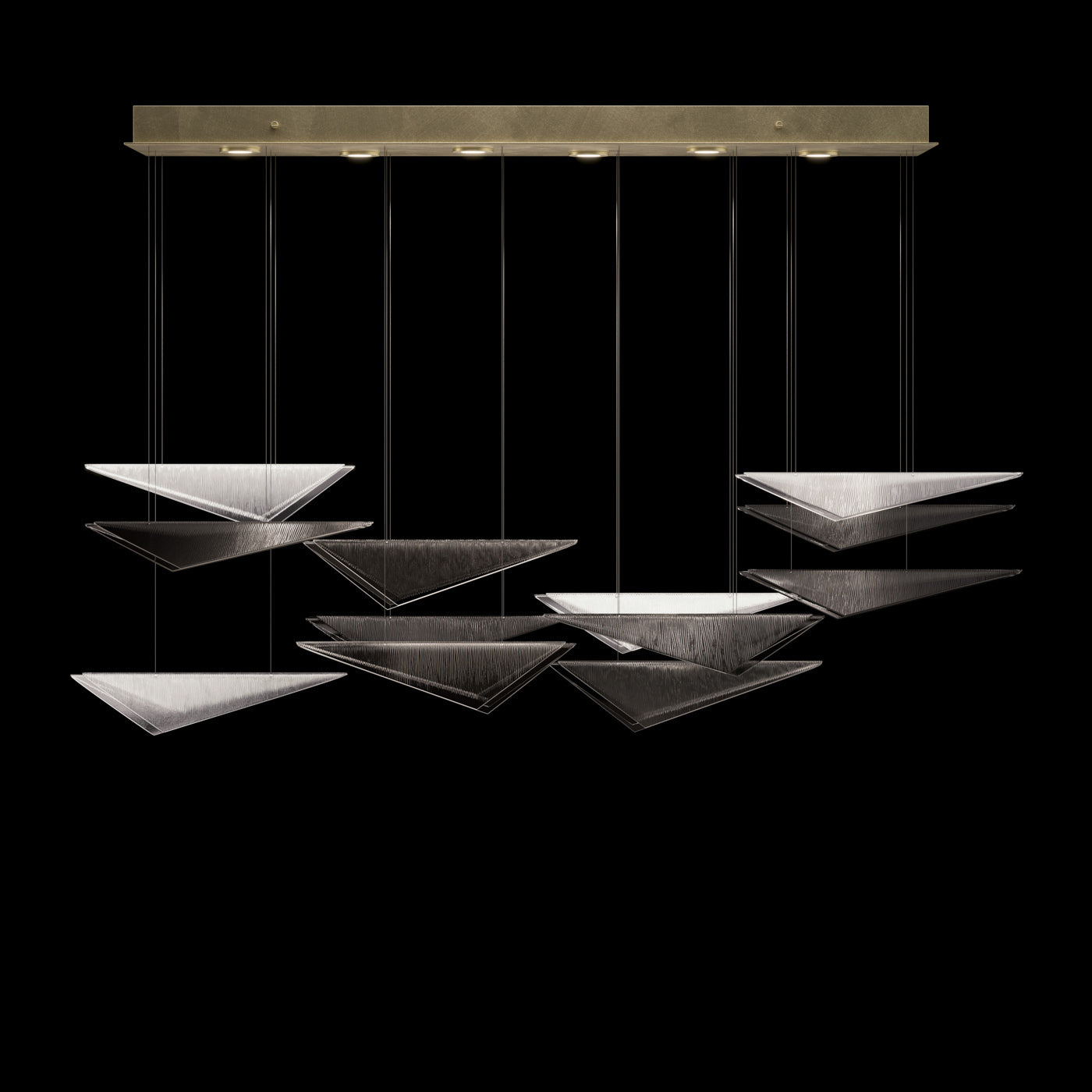 Fine Art Volo 3000 Lumens 58"W Rectangular Pendant