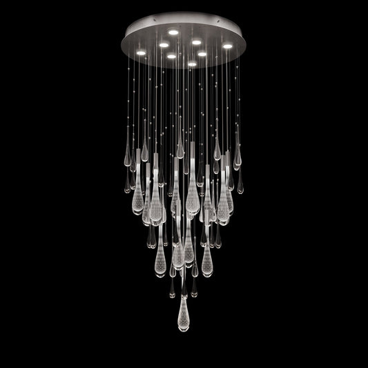 Fine Art Rain 32"W Round Pendant