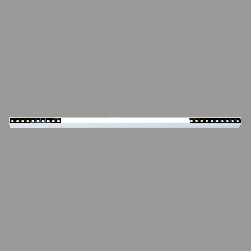 Magnetic Floating Light L 47.2″ x W 1.3″ x H 2″ / L 120cm x W 3.3cm x H 5.2cm / White B / Warm Light Ceiling lamp
