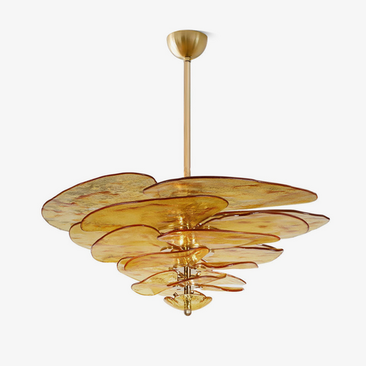 Petals Gold Murano Chandelier 1001 Chandelier