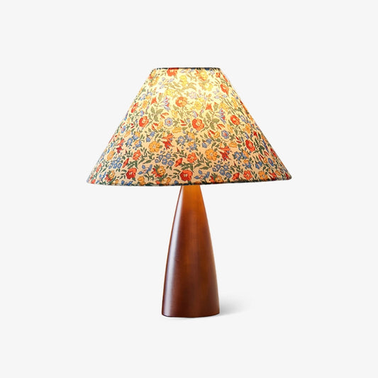 Amelia Blossom Table Lamp Model A: ∅ 11.8″ x H 15.7″ / Dia 30cm x H 40cm / Floral Color + Brown / US Plug