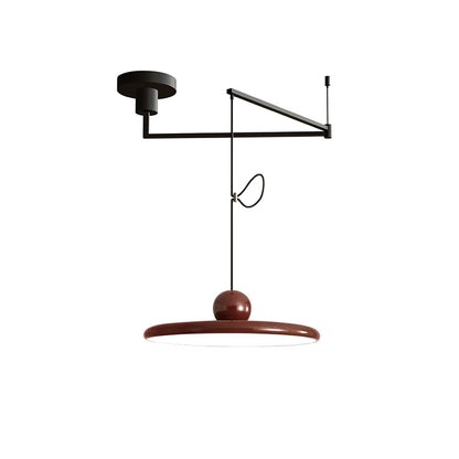 Lola Swing Pendant Lamp ∅ 11.8″ x H 4.7″ / Drak Red / Warm Light 1001 pendant Lamp