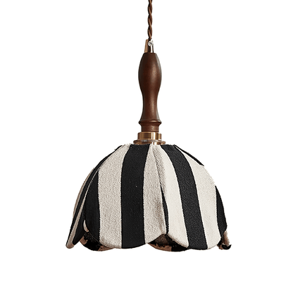 Marbre Stripe Pendant Light ∅ 7.9’’ x H 11’’ / Black & White 1001 pendant Lamp