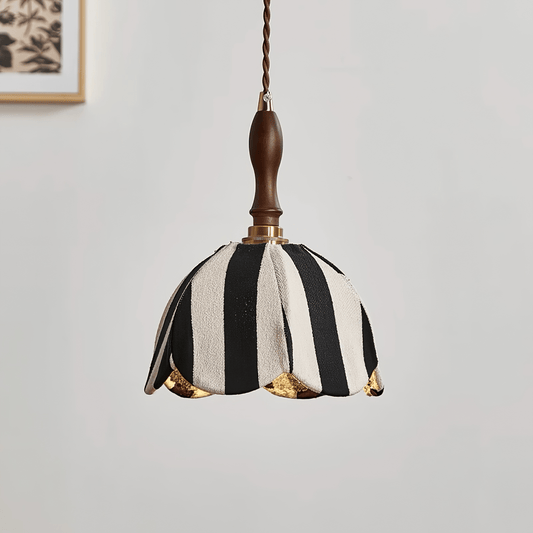 Marbre Stripe Pendant Light ∅ 7.9’’ x H 11’’ / Black & White 1001 pendant Lamp