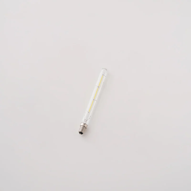 Tubular LED Filament E14/E27 Bulb T185 Size: ∅ 1.2″ x H 7.3″ / E14 Screw / No delivery if purchased separately 1001