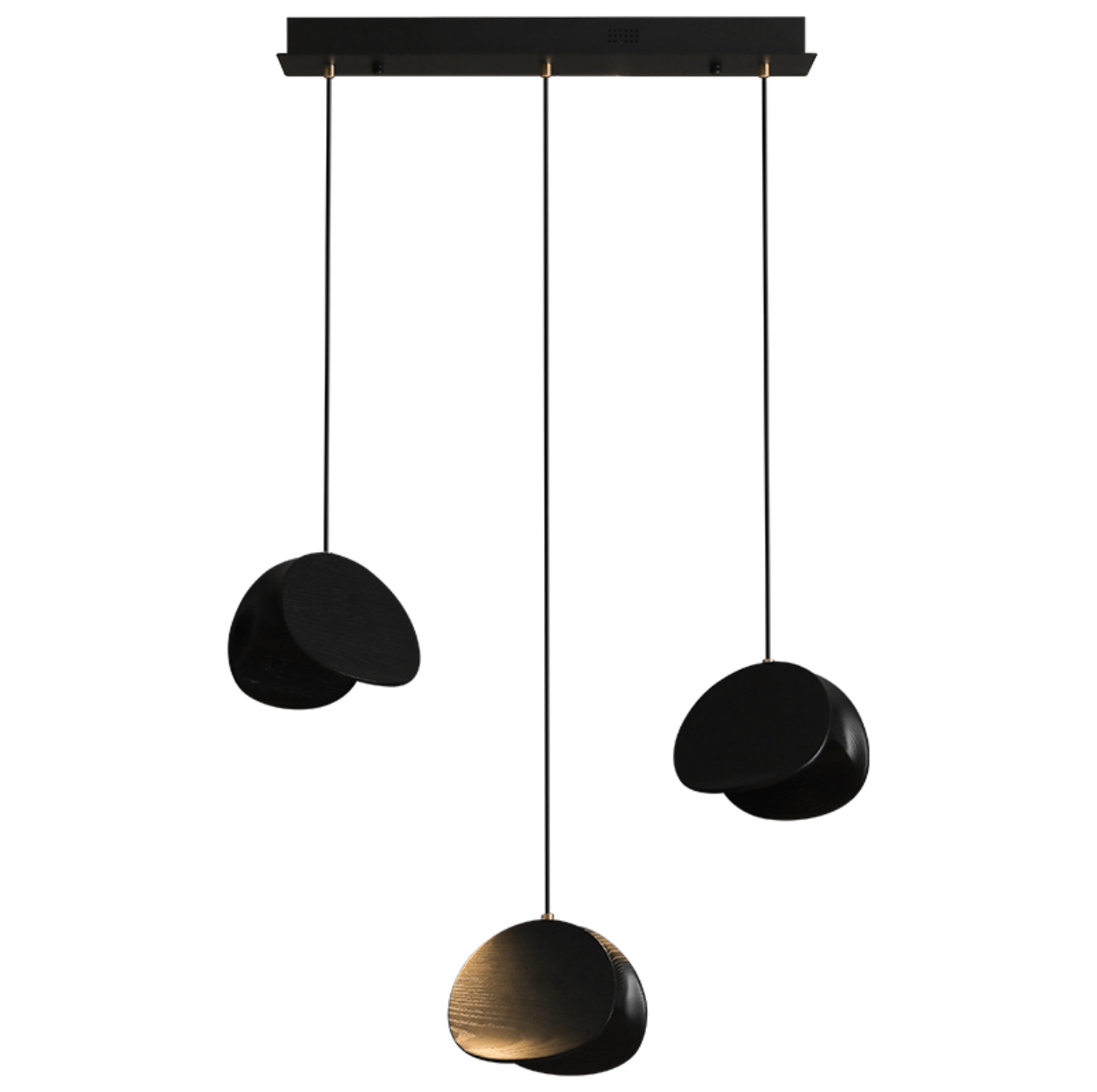 Orbit Fold Wood Pendant Light