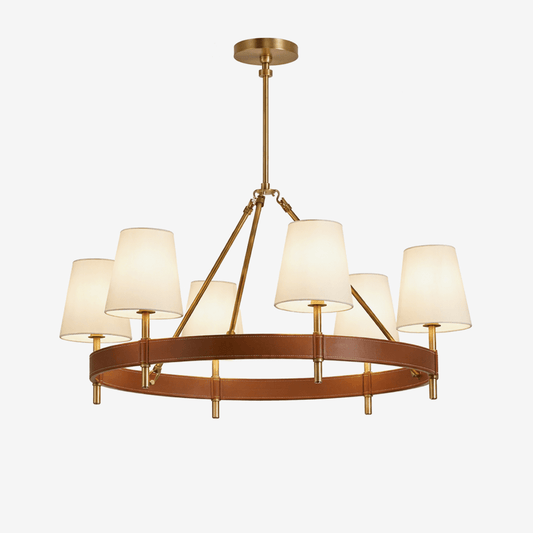 Arianna Leather Chandelier