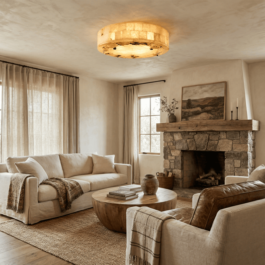 Luriel Alabaster Ceiling Light
