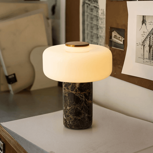 Maris Rechargeable Marble Table Lamp