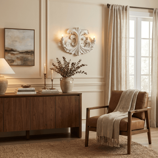 Baroque Blossom Wall Sconce