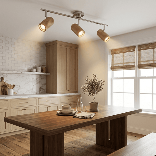 Trio Wood Ceiling Light