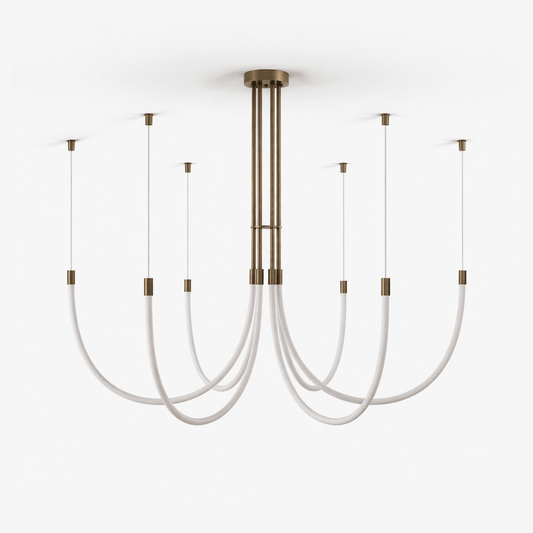 Serpentine Halo Chandelier