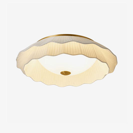 Belle Epoque Pleated Ceiling Light
