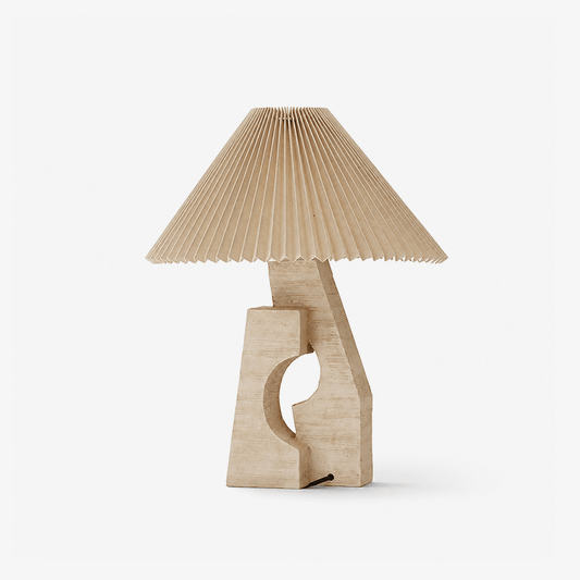 Arch Form Pleated Table Lamp
