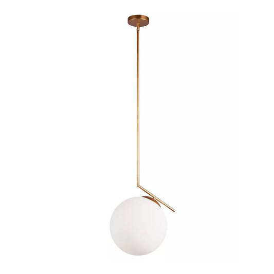 Dainolite Pendant Lamp W 30cm x D 30cm x H 70cm / Gold + White Pendant light