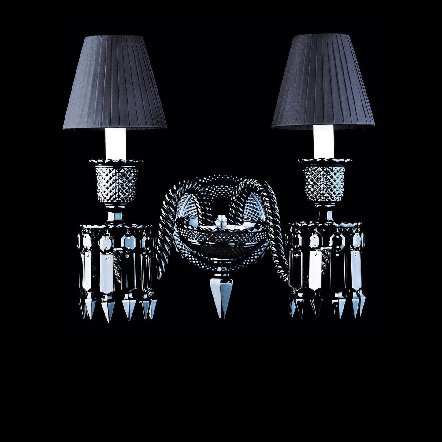 Baccarat Zé‘¼å¬ith Black Wall Sconce