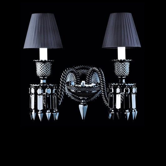Baccarat Zé‘¼å¬ith Black Wall Sconce