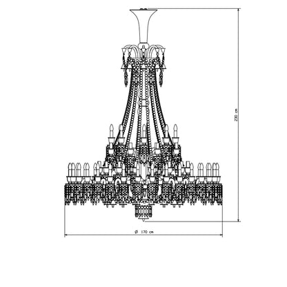 Baccarat Zé‘¼å¬ith Chandelier Charleston