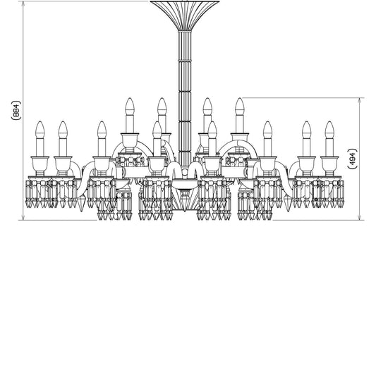 Baccarat Paris Chandelier