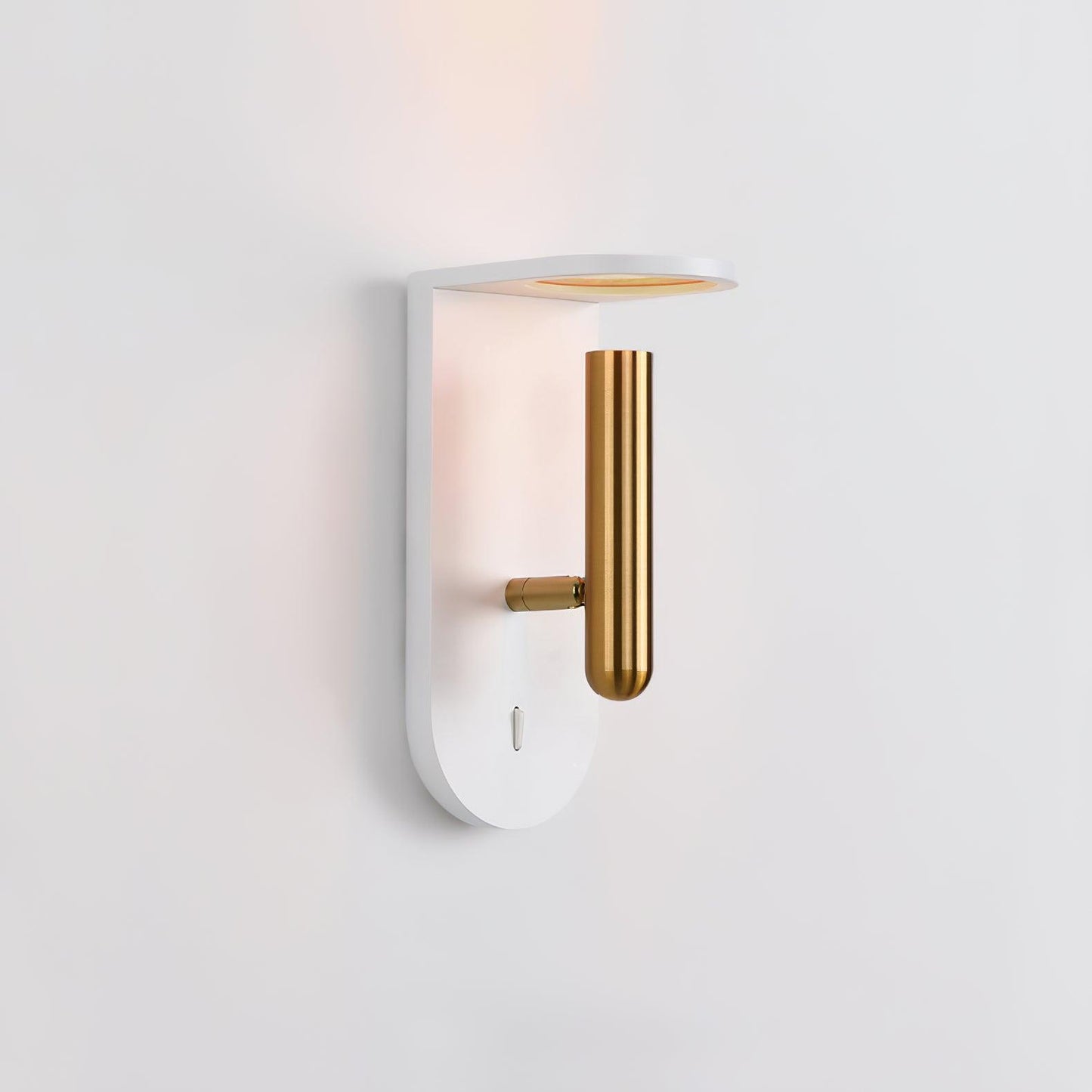Nights LED Sconce ∅ 3.3″ x H 7.9″ / Dia 8.5cm x H 20cm / White / Warm Light Wall lamp