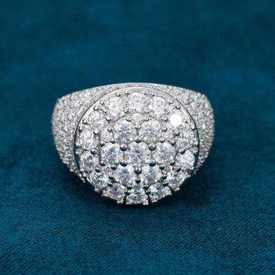 Moissanite Prong Dome Ring  Conquer