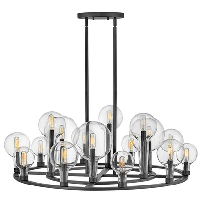 Hinkley Lighting Alchemy 16 Light 38" Wide Chandelier with Clear Glass Shades