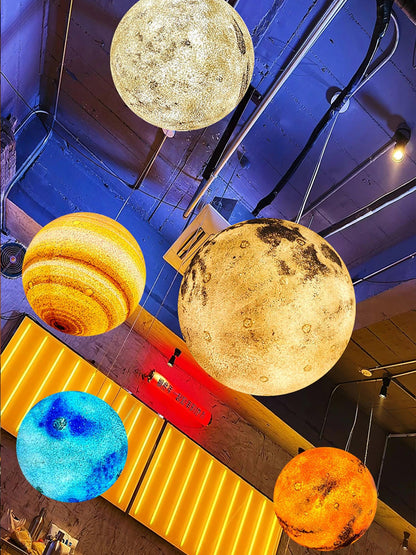 3D Planet Ball Pendant Lamp