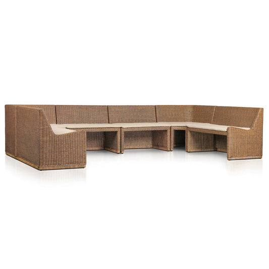 Amber Lewis x Four Hands Senna U Shaped Dining Bench