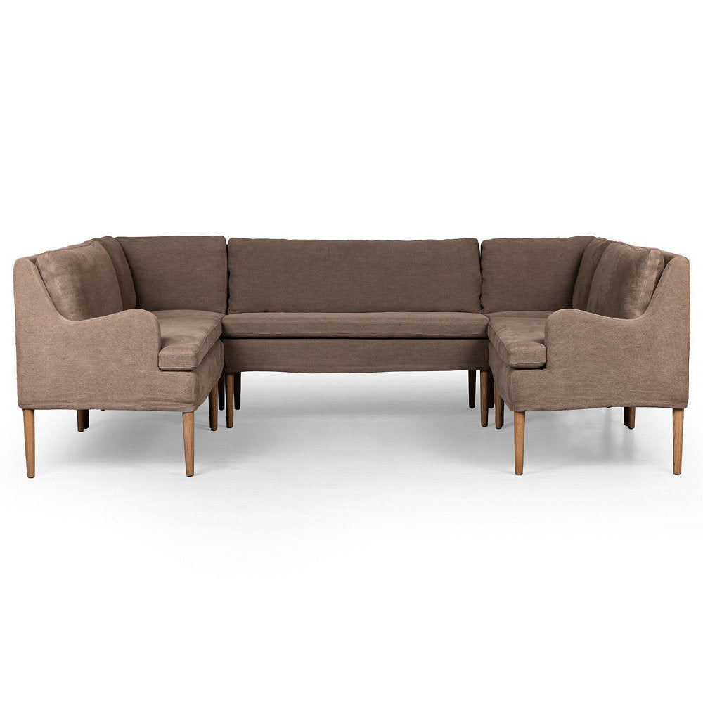 Amber Lewis x Four Hands Aurelia Dining Banquette U Shape Sofa