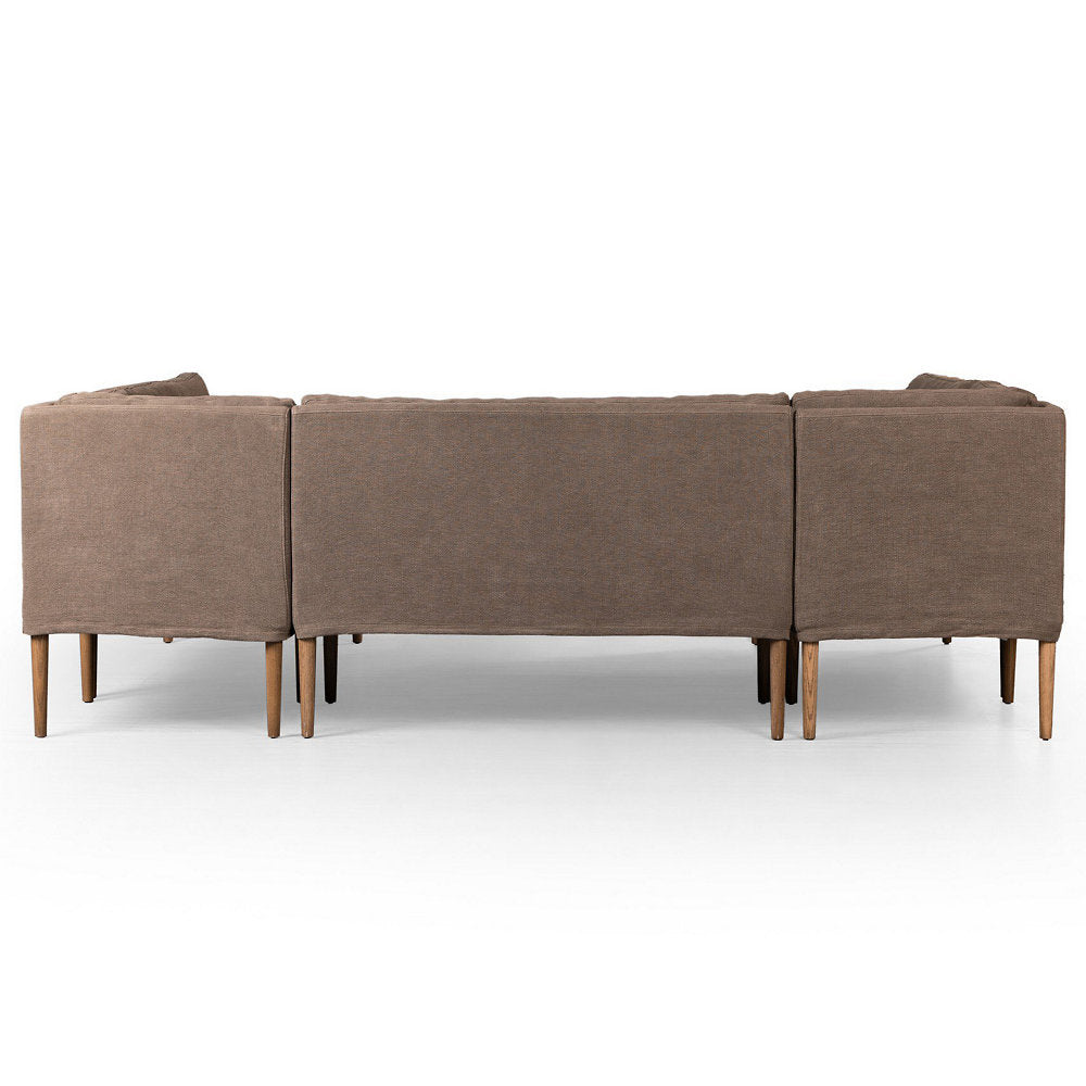 Amber Lewis x Four Hands Aurelia Dining Banquette U Shape Sofa