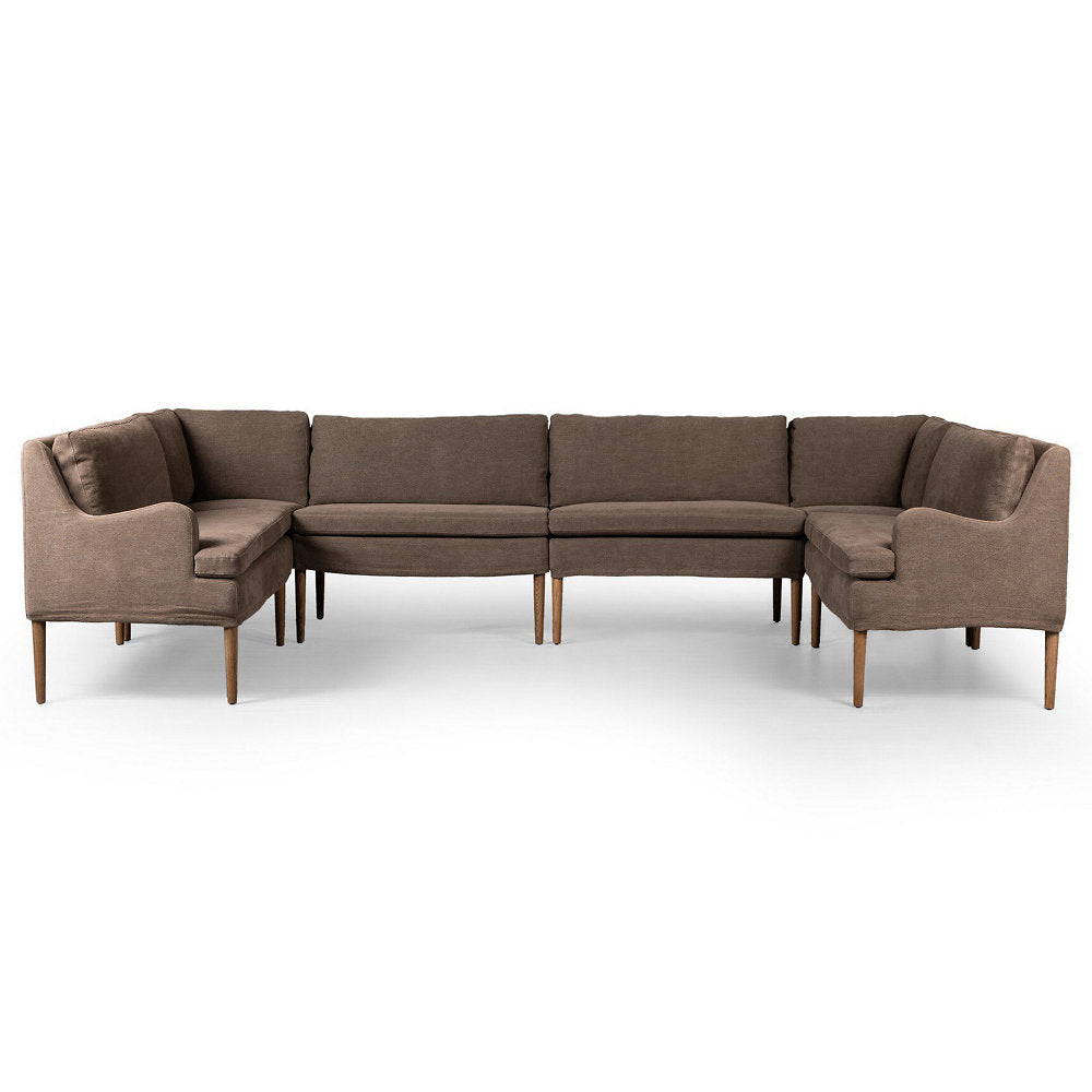 Amber Lewis x Four Hands Aurelia Dining Banquette U Shape Sofa