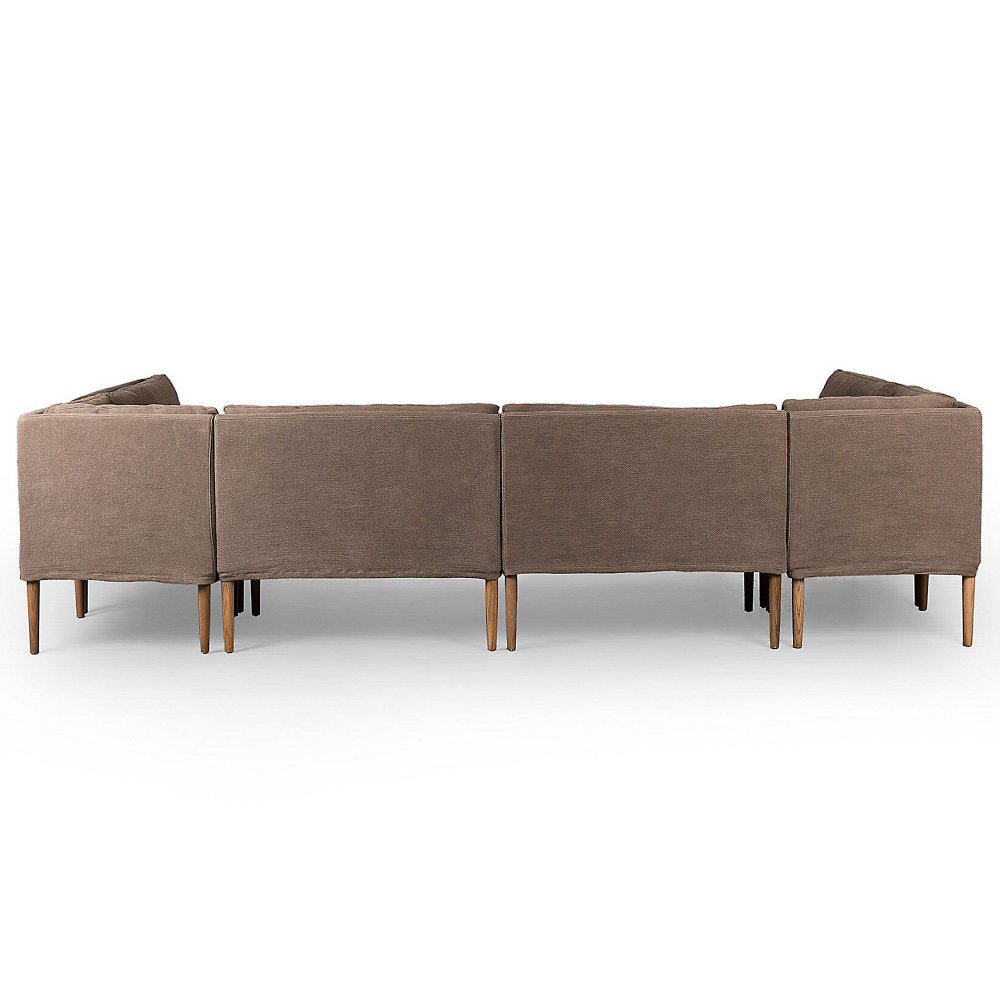 Amber Lewis x Four Hands Aurelia Dining Banquette U Shape Sofa