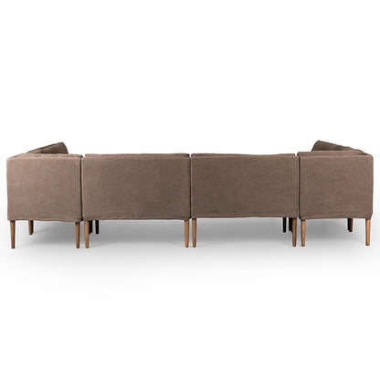 Amber Lewis x Four Hands Aurelia Dining Banquette U Shape Sofa