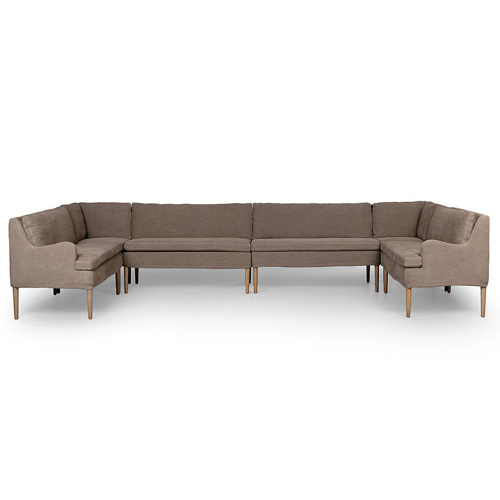 Amber Lewis x Four Hands Aurelia Dining Banquette U Shape Sofa